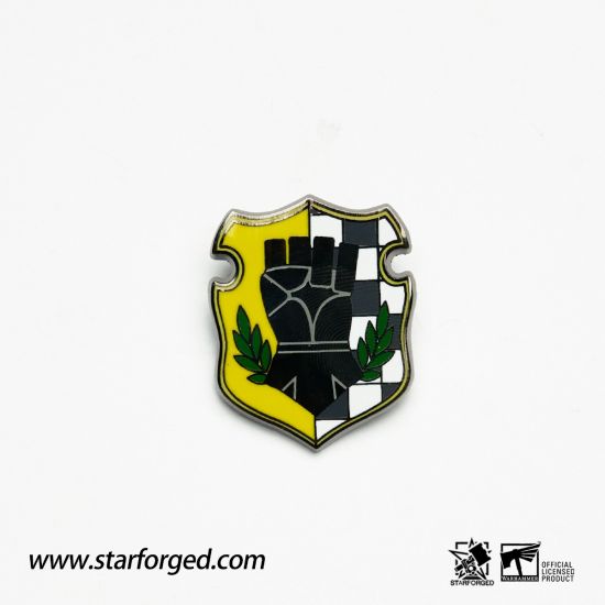 Warhammer 40,000: Heraldries of Chapters Imperial Fists Pin Badge