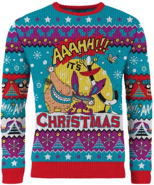 Aaahh!!! Real Monsters: Silent Fright Christmas Sweater