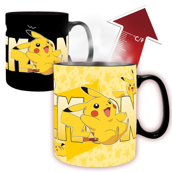 Précommande de tasse magique à changement de chaleur Pokémon Pikachu