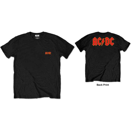 AC/DC: Logo (Back Print) - Black T-Shirt