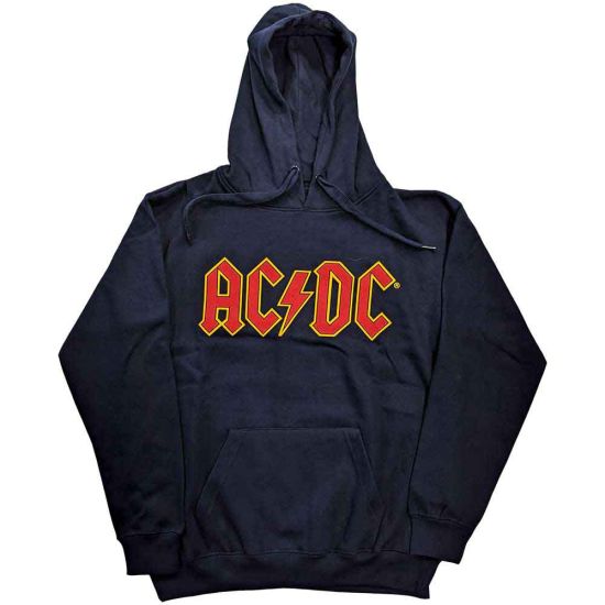 AC/DC: Logo - Navy Blue Pullover Hoodie