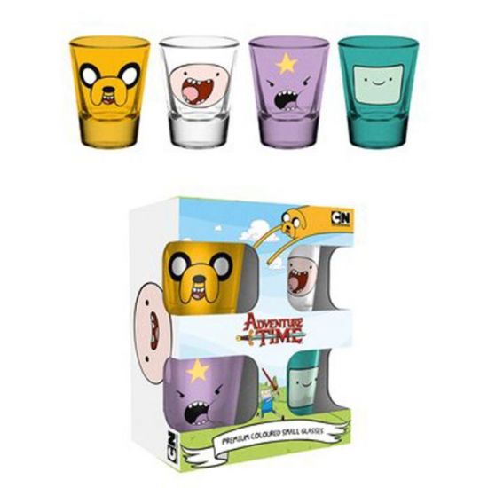 Adventure Time: Finn & Jake Shot Glasses - Set of 4