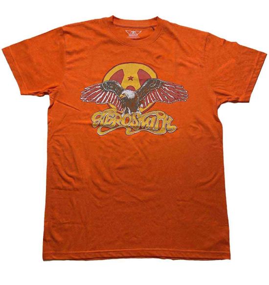 Aerosmith: Eagle - Orange T-Shirt