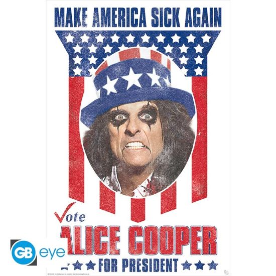 Alice Cooper: Cooper for President Poster (91.5x61cm) Preorder
