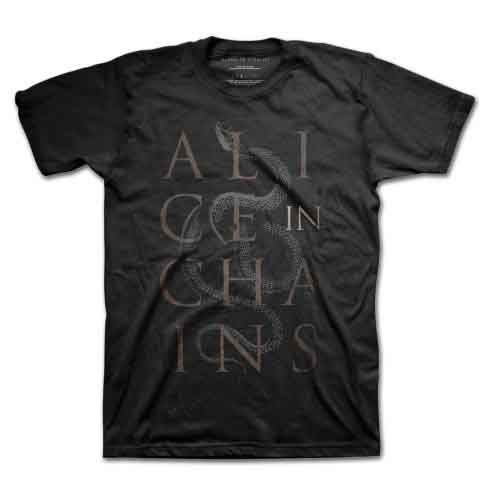 Alice In Chains: Snakes - Black T-Shirt