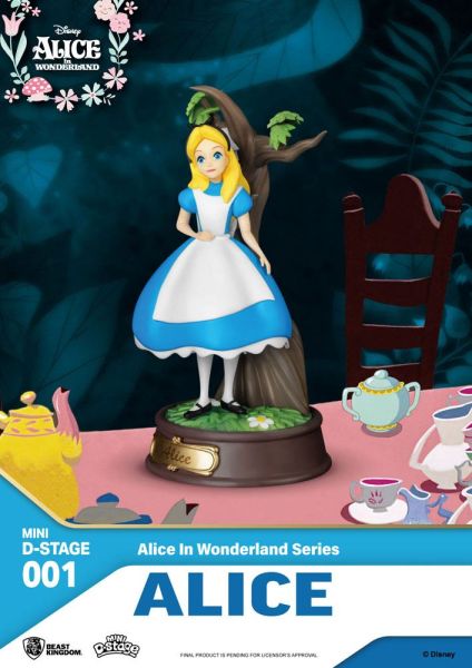 Alice in Wonderland: Alice Mini Diorama Stage PVC Statue (10cm) Preorder