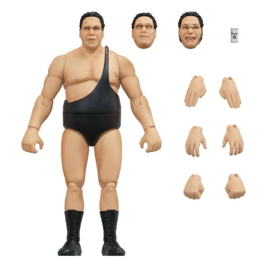 Andre The Giant: Andre Ultimates Action Figure Black Singlet (20cm) Preorder