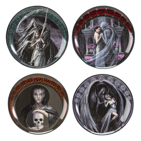 Anne Stokes: Dance with Death Platen 4-pack pre-order