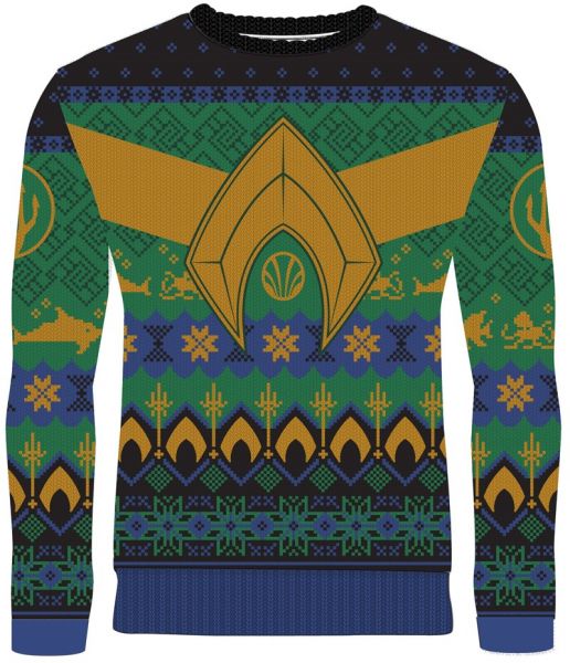 Aquaman: Atlantean Tidings Ugly Christmas Sweater/Jumper