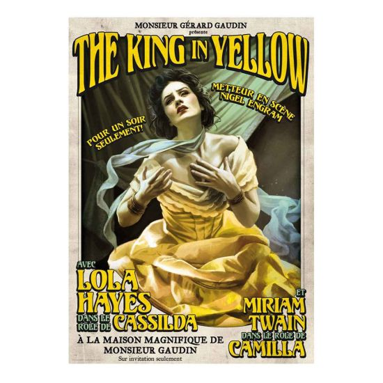 Arkham Horror: The King In Yellow Art Print Limited Edition (42x30cm) voorbestelling