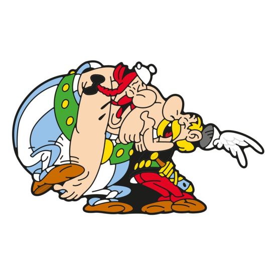 Asterix: Asterix & Obelix Laughing Fridge Magnet (6cm) Preorder