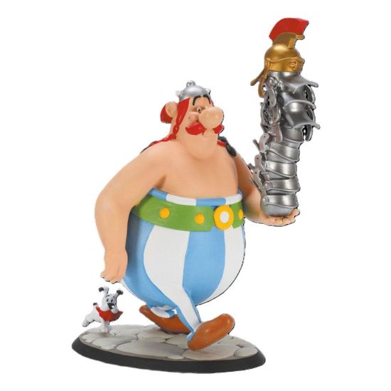 Asterix: Obelix Statue Stack of Helmets and Dogmatix (21cm) Preorder