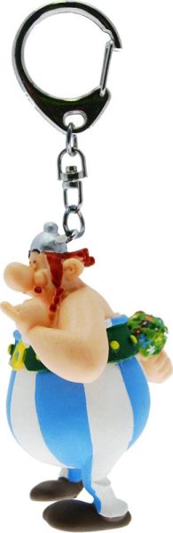Asterix: Obelix with Flowers Keychain (13cm) Preorder