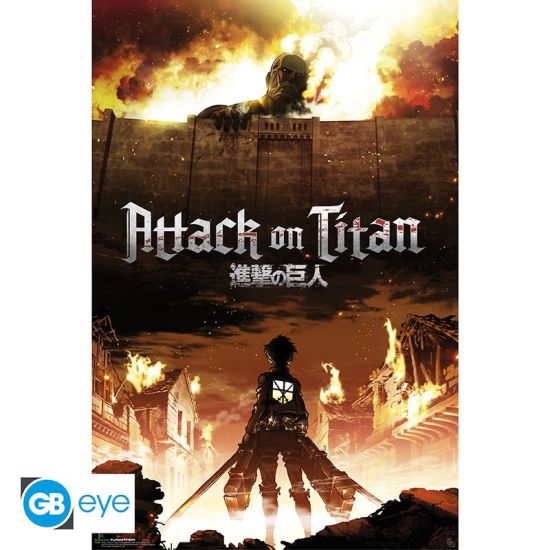 Attack on Titan: Key Art Poster (91.5 x 61 cm) vorbestellen