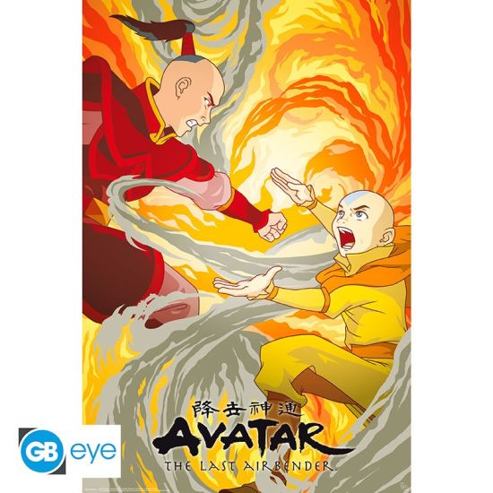 Avatar: Aang vs Zuko Poster (91.5x61cm) Preorder