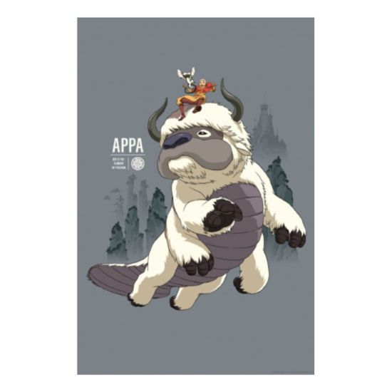 Avatar The Last Airbender: Appa & Aang Limited Edition Art Print (42cm x 30cm) Preorder