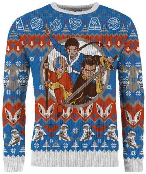 Avatar: The Last Airbender White Lotus Winter Wear Ugly Christmas Sweater