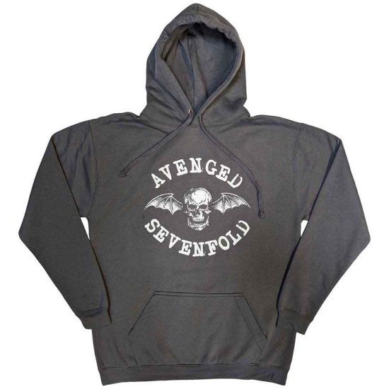 Avenged Sevenfold: Logo - Charcoal Grey Pullover Hoodie