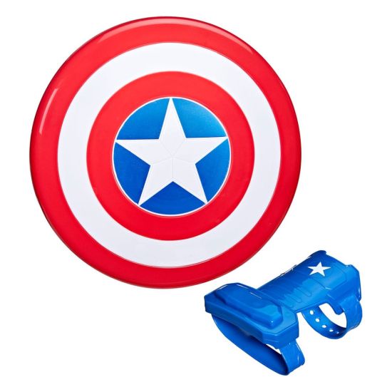 Avengers : Précommande de répliques de jeu de rôle du bouclier magnétique et du gantelet de Captain America