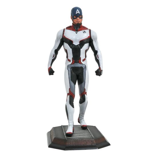 Avengers Endgame : Captain America (Team Suit) Marvel Movie Gallery Statue PVC (23 cm) Précommande