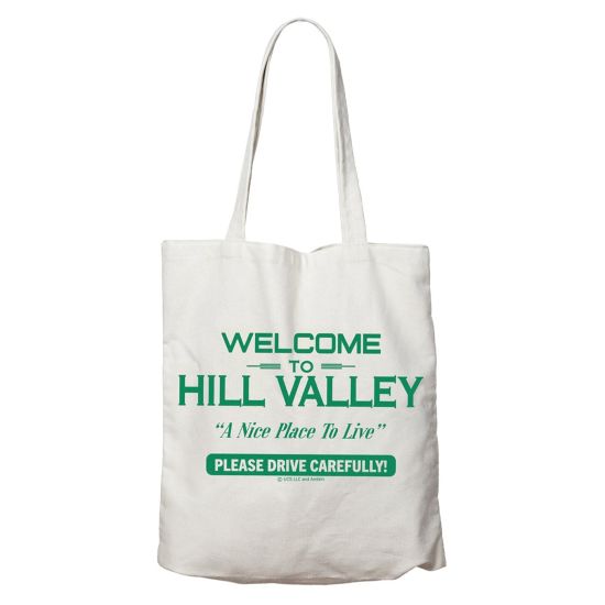 Back the Future: Hill Valley Tote Bag