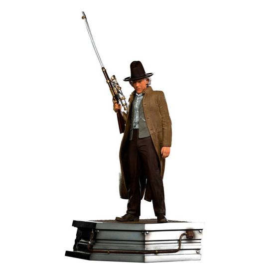Regreso al futuro III: Estatua artística a escala de Doc Brown 1/10 (32 cm) Reserva