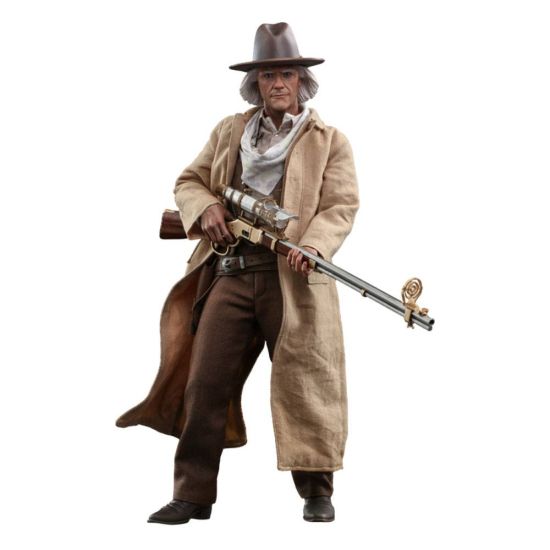 Back To The Future III: Doc Brown Movie Masterpiece-actiefiguur 1/6 (32 cm) Pre-order