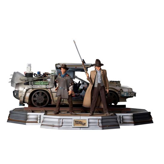 Back to the Future III: Full Set Deluxe Art Scale Statues 1/10 (57cm) Preorder