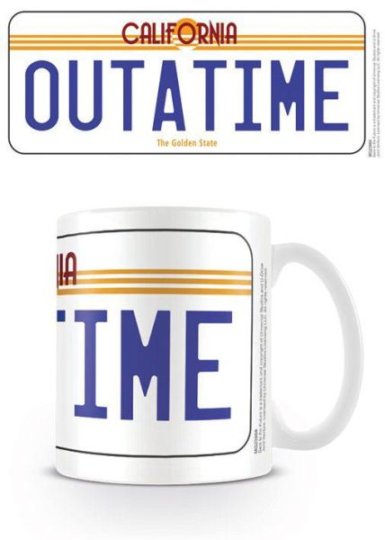 Back to the Future: License Plate Mug Preorder