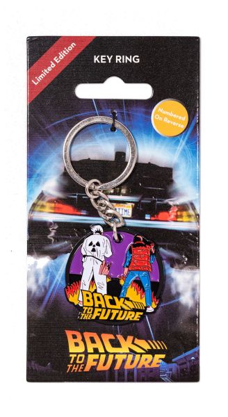 Back to the Future: Marty & Doc Metal Keychain Preorder