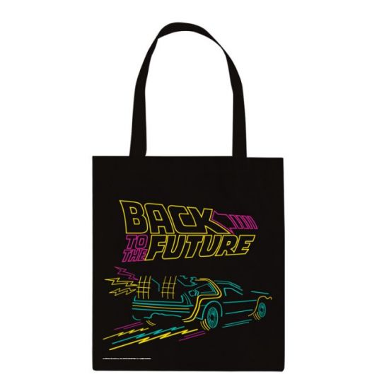 Back To The Future: Neon Cotton Tote Bag