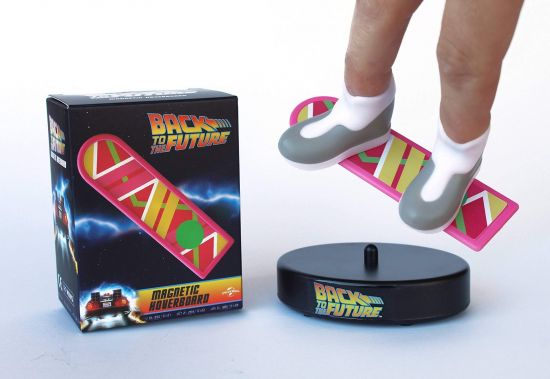 Back To The Future: Magnetic Miniature Hoverboard w/Magnetic Sneakers