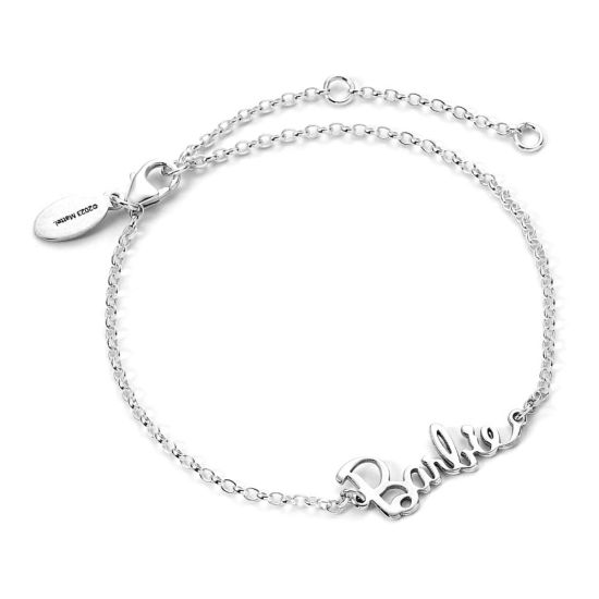 Barbie: Logo Bracelet (Sterling Silver) 21cm Preorder