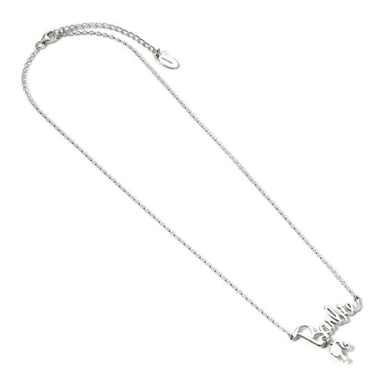 Barbie: Logo & Silhouette Pendant & Necklace (Sterling Silver) Preorder