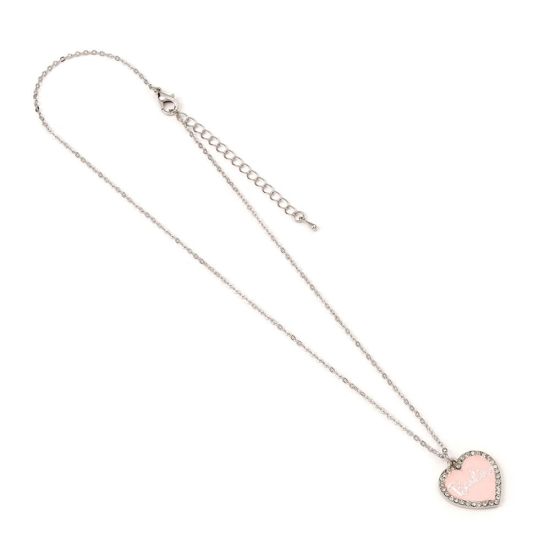 Barbie: Pink Heart Crystal Pendant & Necklace Preorder
