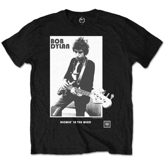Bob Dylan: Blowing in the Wind - Black T-Shirt