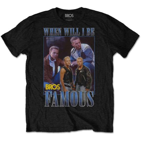 Bros: Famous Homage - Black T-Shirt
