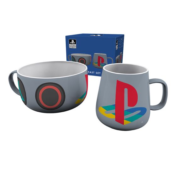 Playstation: Reserva del juego de desayuno clásico con taza y tazón