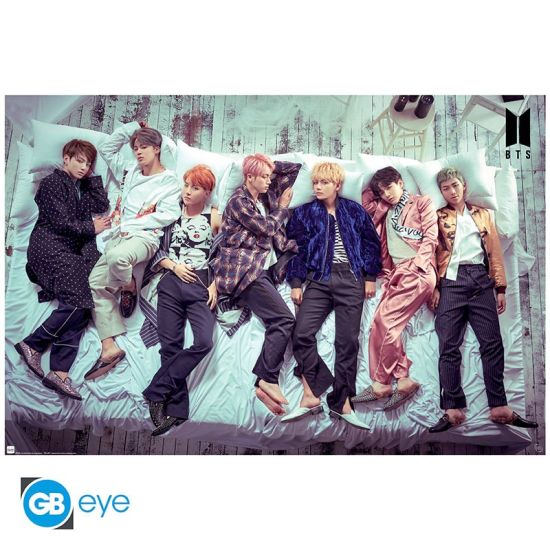 BTS: Group Bed Poster (91.5x61cm) Preorder