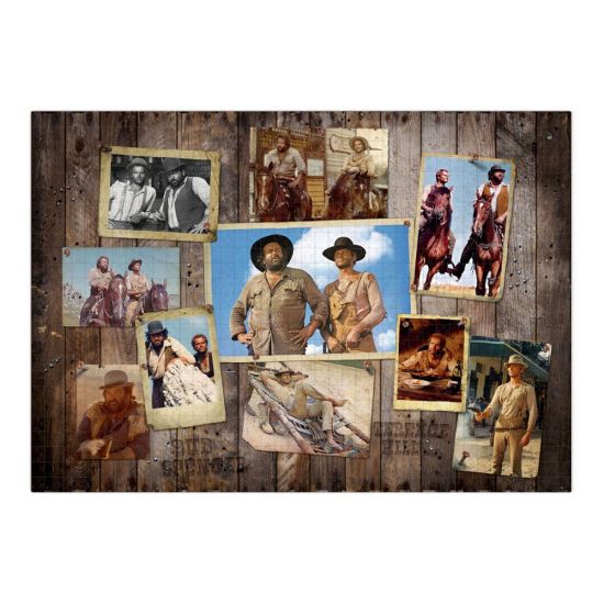 Bud Spencer & Terence Hill : Puzzle Western Photo Wall (1000 pièces) Précommande