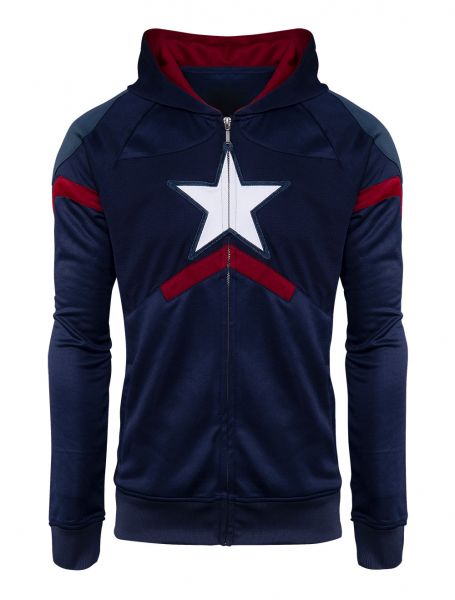 Visiter la boutique MarvelMarvel Captain America Floral Print Sweat à Capuche 
