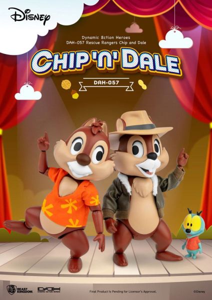 Chip 'n Dale: Rescue Rangers Dynamic 8ction Heroes Action Figures: Chip & Dale 1/9 (10cm) Preorder