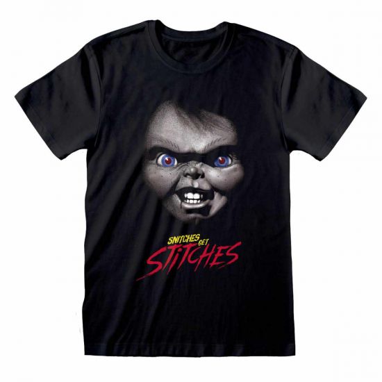 Child's Play: Snitches Get Stitches Chucky T-Shirt
