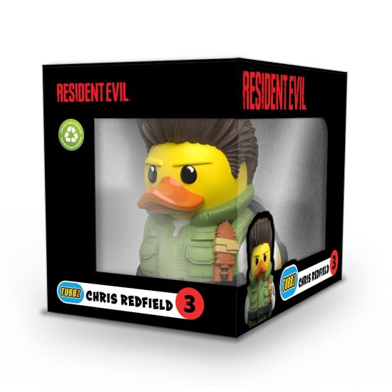 Resident Evil : Chris Redfield Tubbz Canard en caoutchouc à collectionner (édition en boîte)