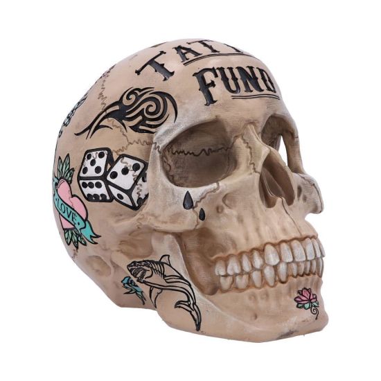 Coin Bank: Skull Tattoo Fund