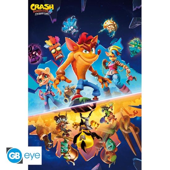 Crash Bandicoot: It's about time Poster (91.5x61cm) Preorder