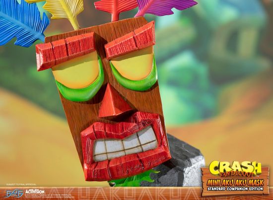 Crash Bandicoot: Mini-Aku-Aku-Maske First4Figures-Statue