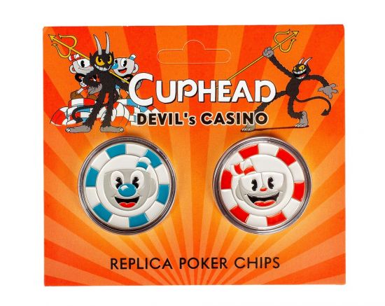 Cuphead : répliques de jetons de poker du Devil's Casino