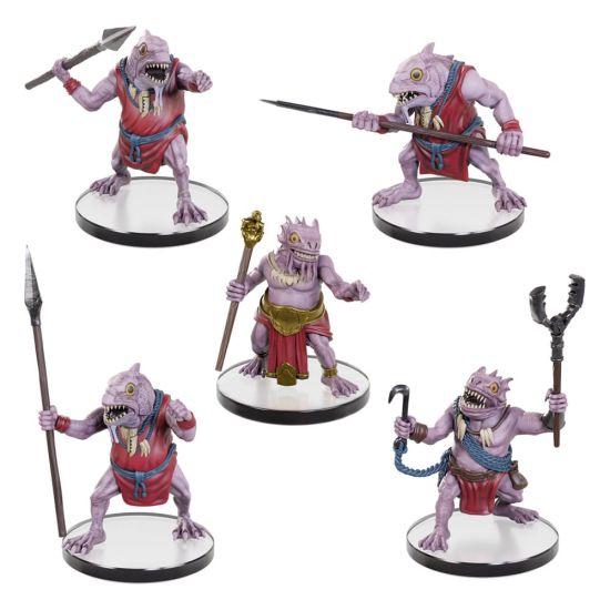 D&D Icons of the Realms: Kuo-Toa Warband Set vorbemalte Miniaturen Vorbestellung
