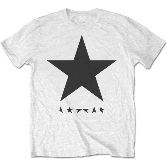 David Bowie: Blackstar on White - White T-Shirt